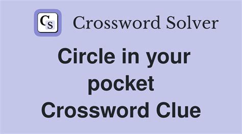 pocket crossword clue